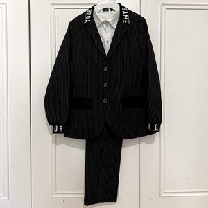 Choupette little boy casual suit and shirt bundle